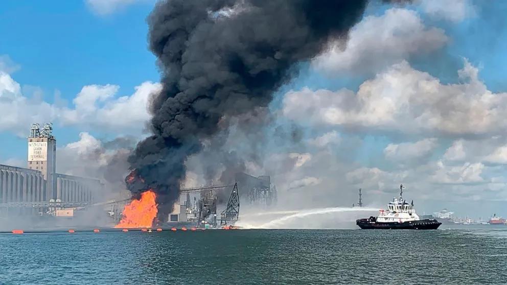 突發(fā)！輪船撞上天然氣管道，大爆炸！2死、2失蹤，6傷！